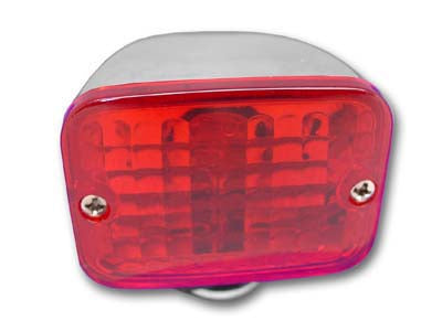Wyatt Gatling Chrome Tour Marker Lamp Set with Red Lens 12-6027