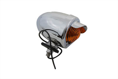Wyatt Gatling 33-0433 bullet style amber marker lamp with visor
