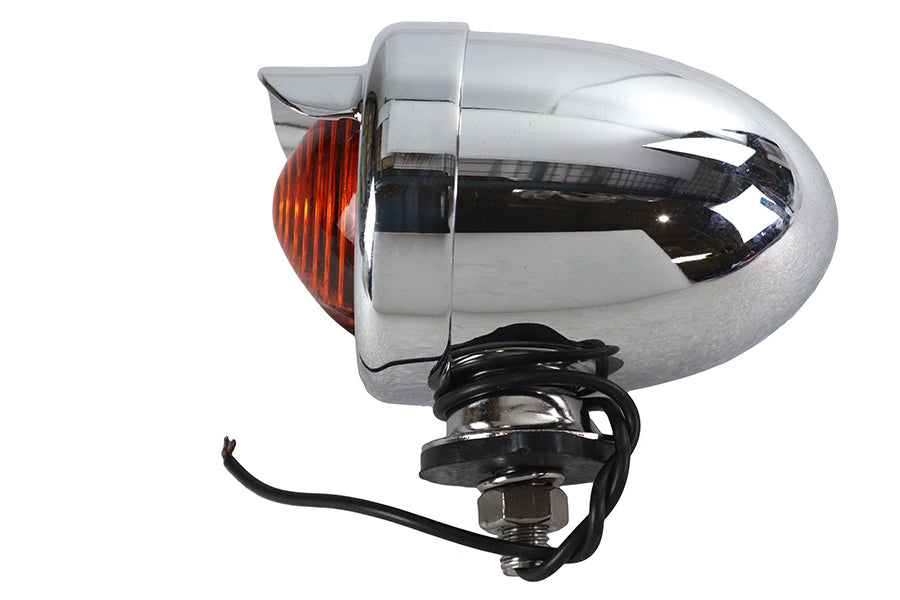 Wyatt Gatling 33-0433 bullet style amber marker lamp with visor