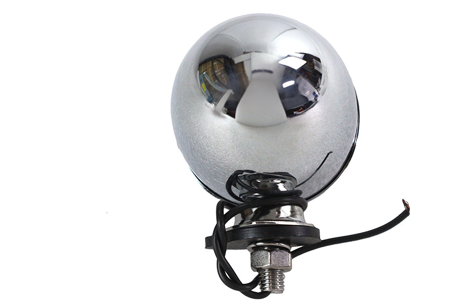 Wyatt Gatling bullet style amber marker lamp with visor, model 33-0433