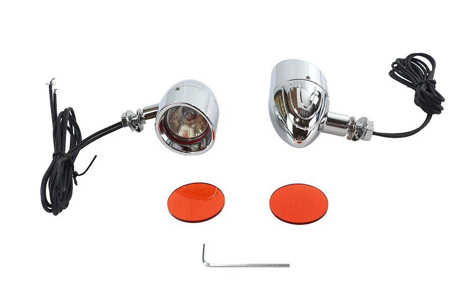 Wyatt Gatling 20-6053 bullet grooved type marker lamp set for vehicle lighting