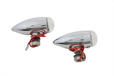 Wyatt Gatling Mini Bullet Clear Lens Marker Lamp Set 20-6589SC