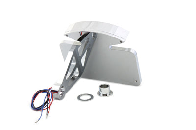 Wyatt Gatling Katz Eyez LED tail lamp kit in chrome, horizontal type, 76385 lighting assembly