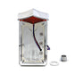 Wyatt Gatling 76085RV diamond-style concave tail lamp kit, red lens lighting assembly