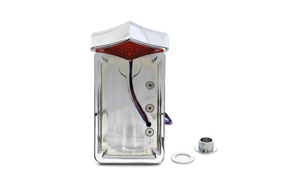 Wyatt Gatling 76085RV diamond-style concave tail lamp kit, red lens lighting assembly