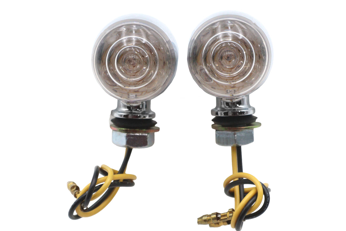 Wyatt Gatling Mini LED Bullet Marker Lamp Set with Clear Lenses, 33-0476