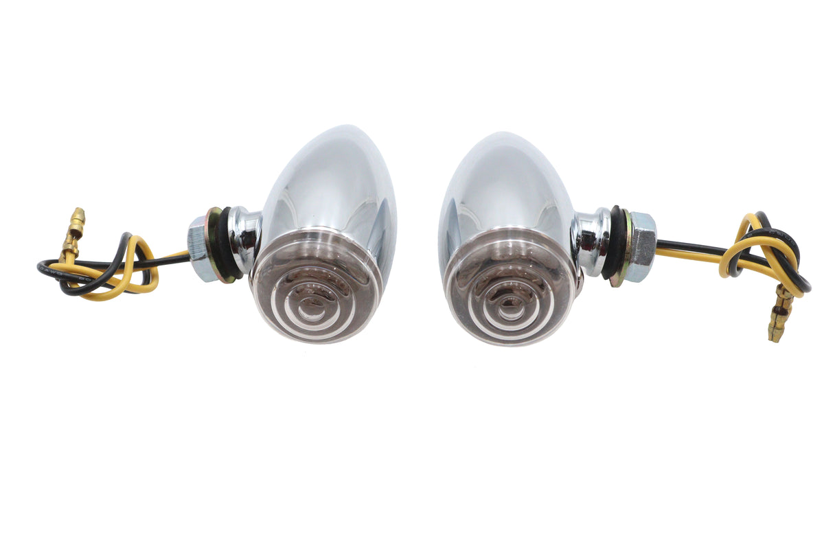 Wyatt Gatling Mini LED Bullet Marker Lamp Set with Clear Lenses, 33-0476