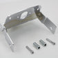 Wyatt Gatling Chrome Deco tail lamp mount bracket 33-0584, angled product view
