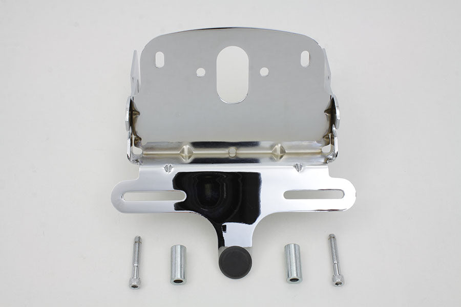 Wyatt Gatling Chrome Deco tail lamp mount bracket 33-0584, product detail view
