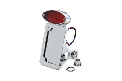 Wyatt Gatling Chrome Vertical Tail Lamp Assembly 76084 lighting product close-up