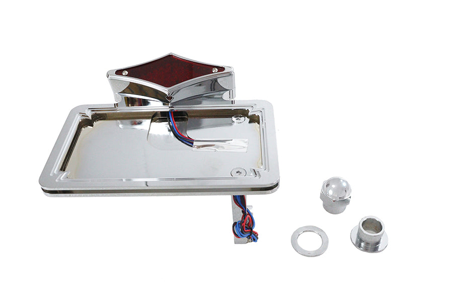 V-Twin 33-0633 Diamond LED Tail Lamp Assembly, Horizontal Style