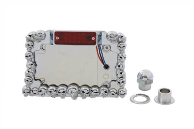 V-Twin Chrome Skull Type Tail Lamp Assembly for motorcycles