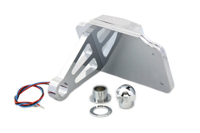 V-Twin Chrome Plain Type Tail Lamp Assembly 33-0641 for motorcycle lighting