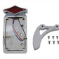 V-Twin 33-0685 Chrome Curved Diamond Style Tail Lamp Kit