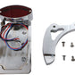 V-Twin 33-0690 chrome curved cateye-style tail lamp kit for motorcycle lighting