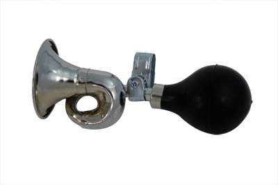 Wyatt Gatling 72995 Classic Bugle Style Chrome Squeeze Horn