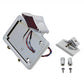 V-Twin 33-0772 Chrome Horizontal LED Tail Lamp Kit, Diamond Style