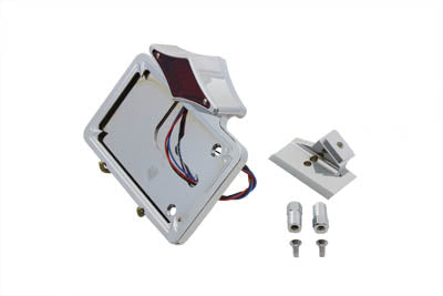 V-Twin 33-0772 Chrome Horizontal LED Tail Lamp Kit, Diamond Style