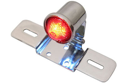 Wyatt Gatling Chrome Round Tail Lamp 33-0830 close-up view