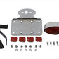 V-Twin Chrome Cateye Tail Lamp Kit with Horizontal Mount for motorcycle lighting