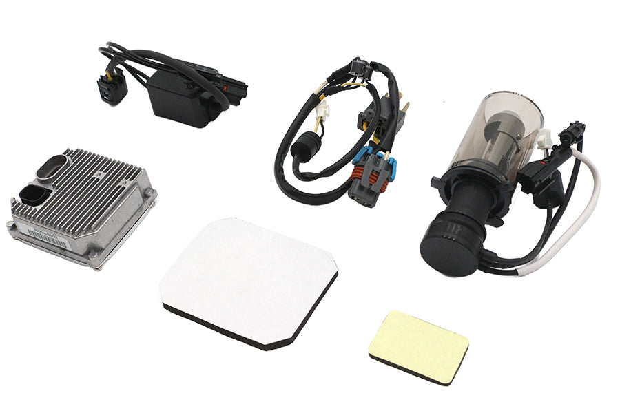 Wyatt Gatling HID bulb kit 33-0986 for vehicle lighting, bulb and installation components shown