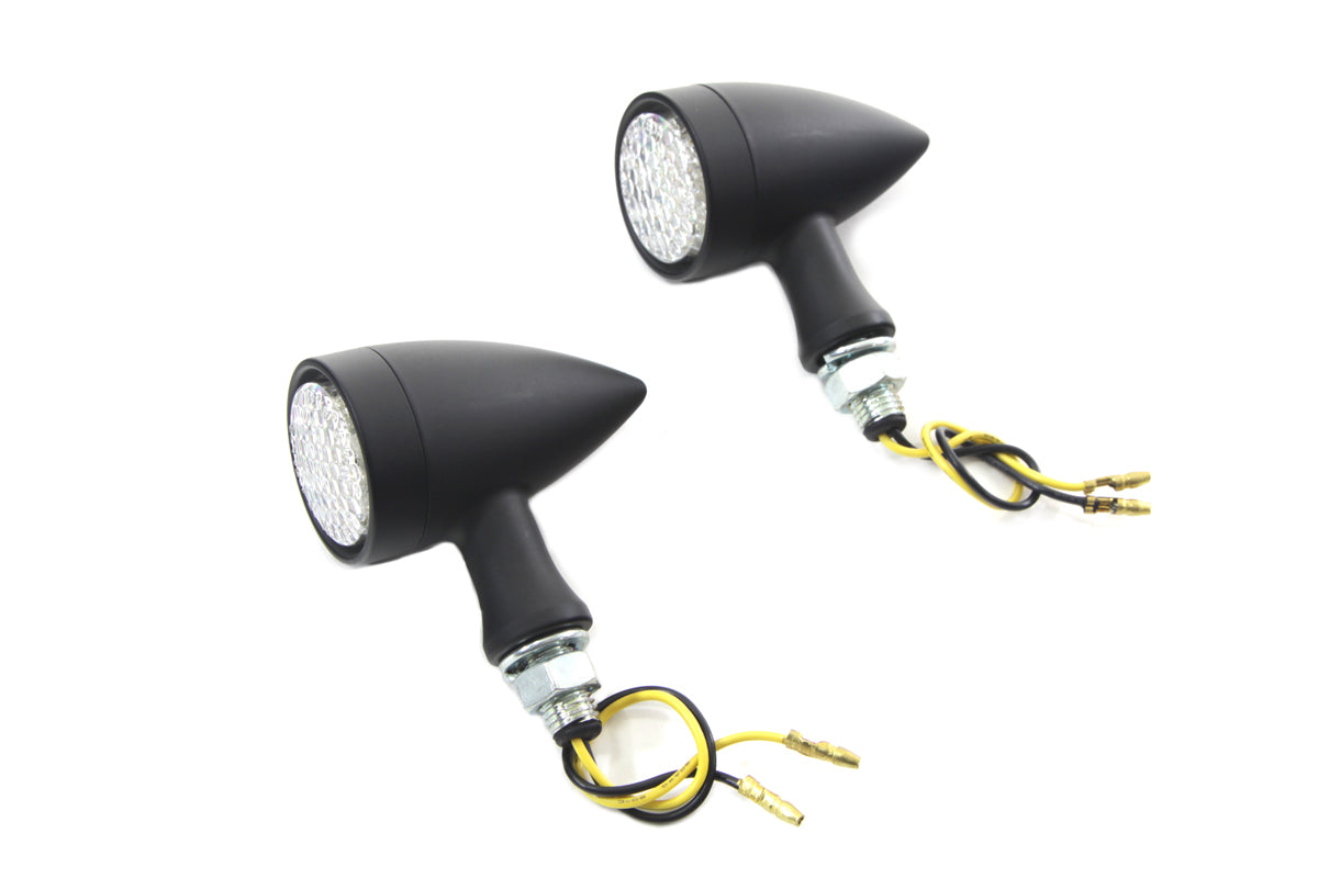 Wyatt Gatling L22-64B4BE black LED bullet marker lamp set