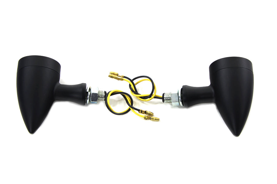 Wyatt Gatling L22-64B4BE black LED bullet marker lamp set with compact cylindrical lights