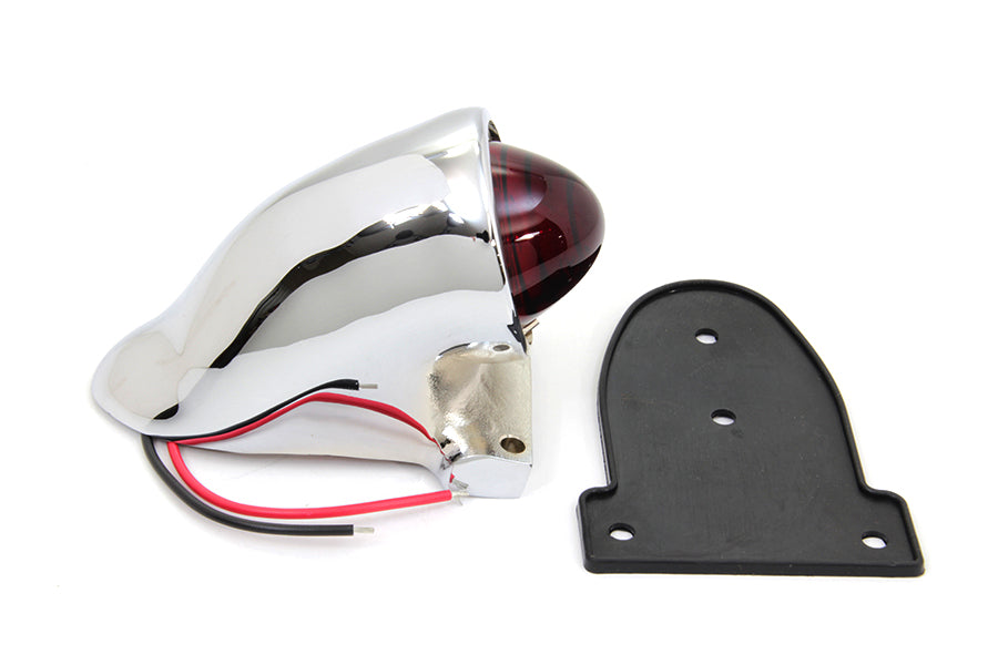 Wyatt Gatling 33-1018 Chrome PK Style Tail Lamp for motorcycle lighting