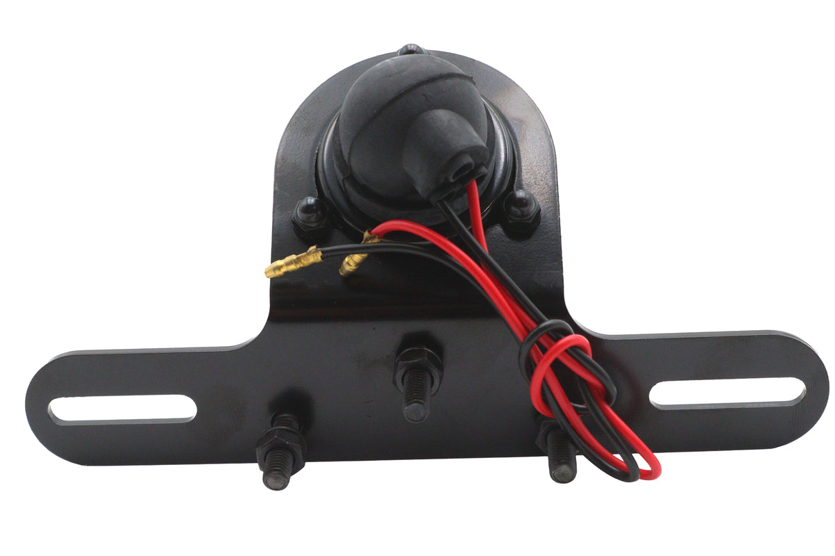Wyatt Gatling 161285 Black 2-Inch Round Tail Lamp