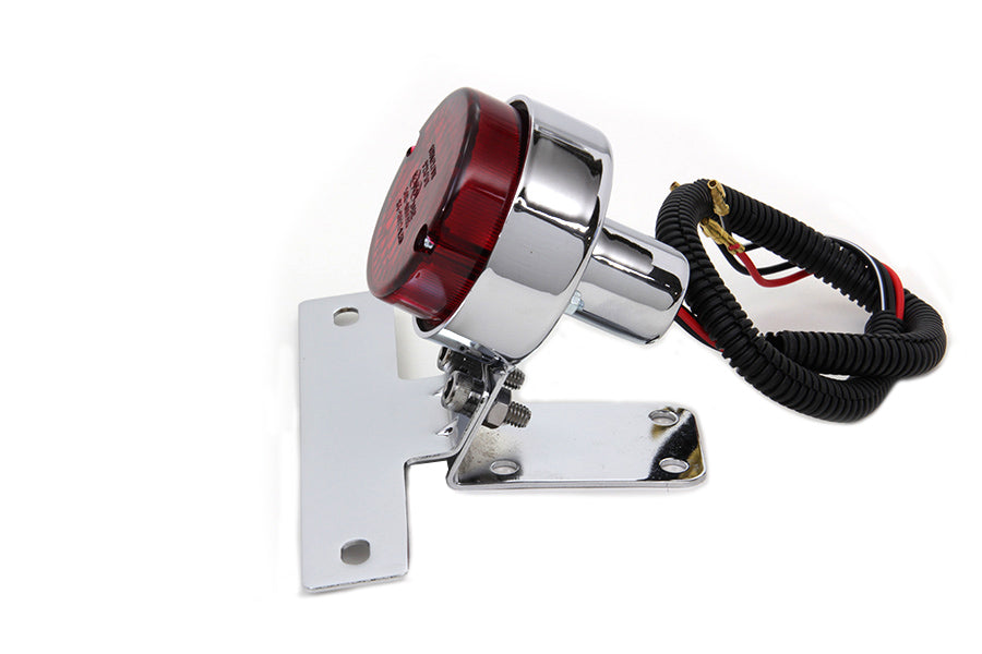 Wyatt Gatling ST-80082 Chrome Universal Tail Lamp, SKU 33-1096