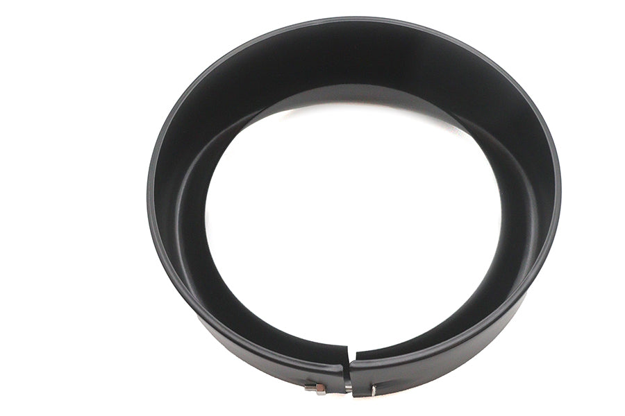 Wyatt Gatling 61400293 Outer Headlamp Black Frenched Trim Ring with Visor