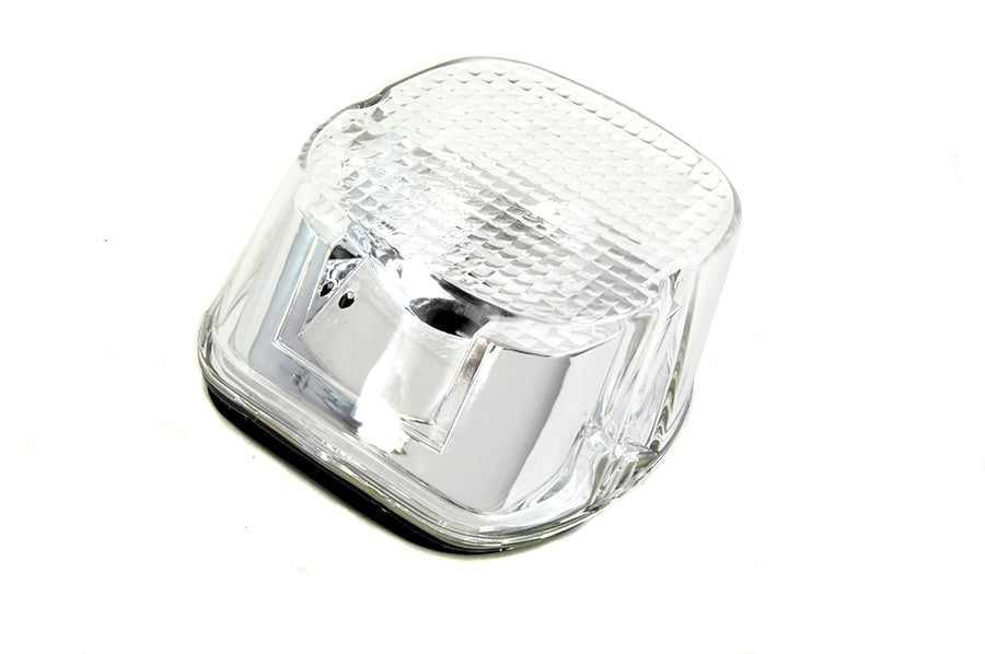 Wyatt Gatling 12-0411DC Tail Lamp Lens, Laydown Style, Clear