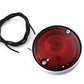 Wyatt Gatling 12-6029DRA chrome turn signal with red lens for front or rear motorcycle lighting