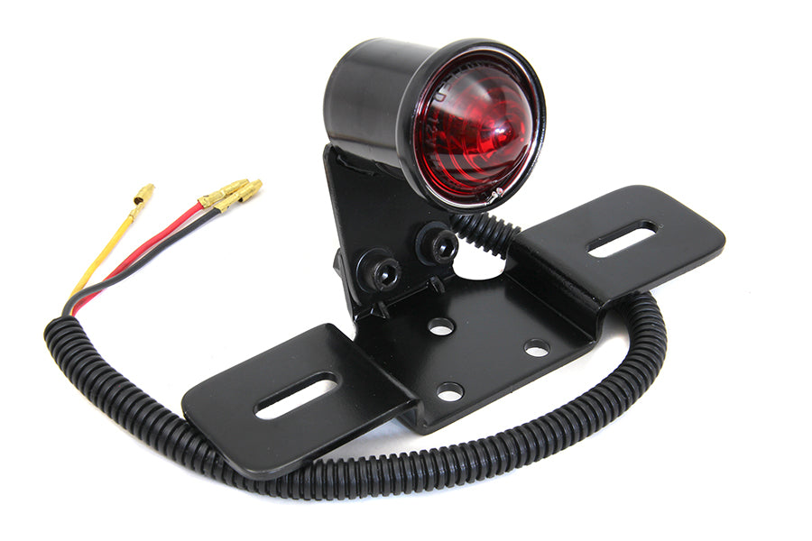 Wyatt Gatling 77991B Black Round Tail Lamp