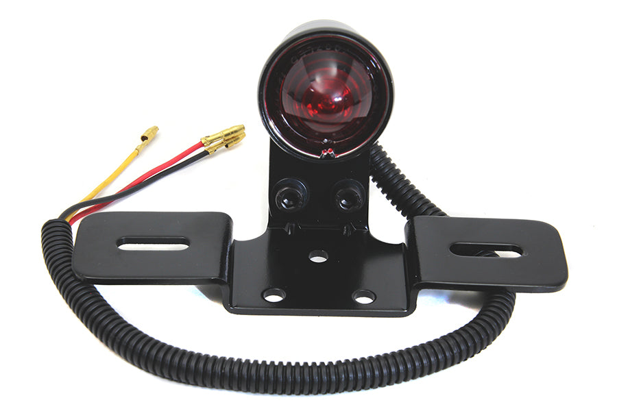 Wyatt Gatling 77991B Black Round Tail Lamp