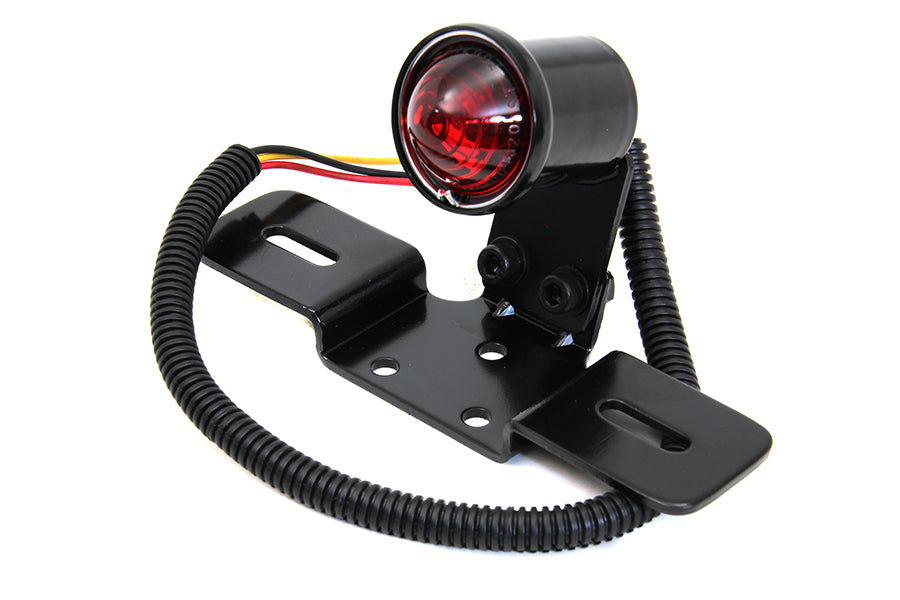 Wyatt Gatling 77991B Black Round Tail Lamp