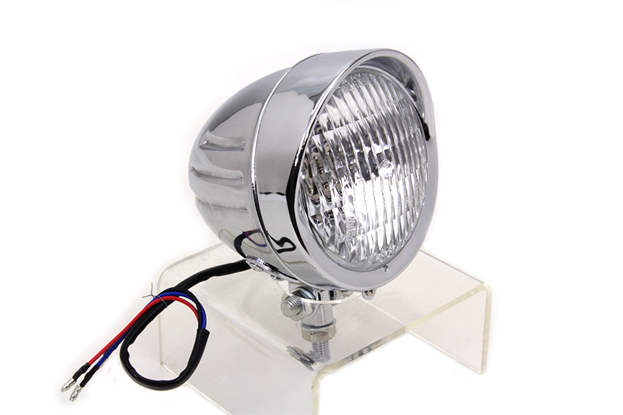 Wyatt Gatling FTC 1002C chrome 4-1/2-inch spotlamp assembly for vehicle lighting