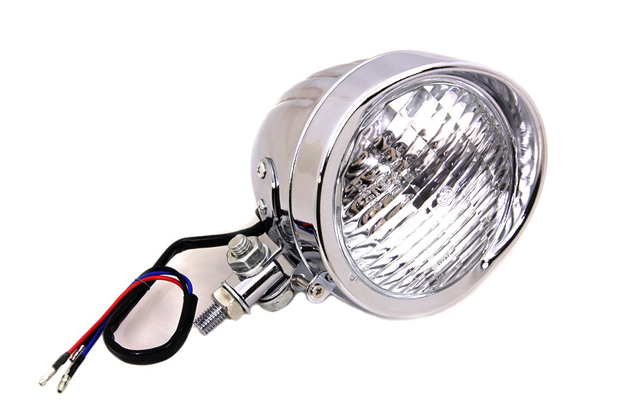 Wyatt Gatling FTC 1002C chrome 4-1/2-inch spotlamp assembly for vehicle lighting