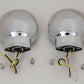 Wyatt Gatling chrome LED front turn signal set for motorcycles, model 12-6030SFQE