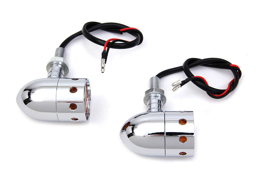 Wyatt Gatling FTC-2002 Chrome Bullet Marker Lamp Set