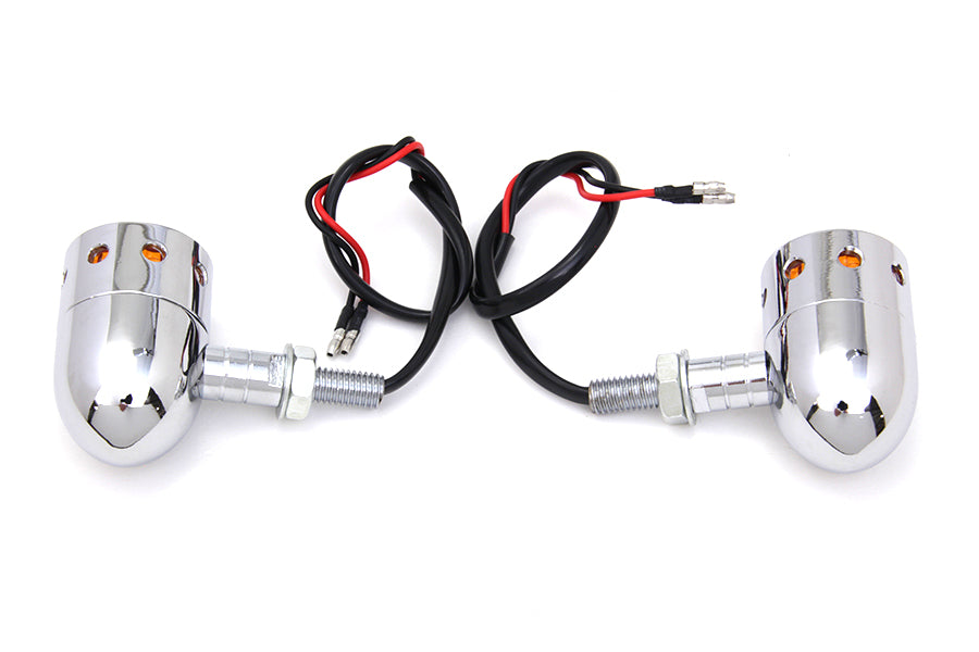Wyatt Gatling FTC-2002 Chrome Bullet Marker Lamp Set