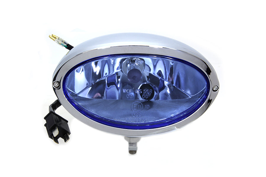 Wyatt Gatling 83091 Chrome Oval Style Headlamp