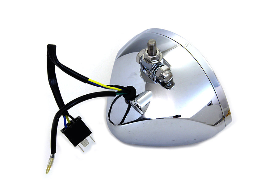 Wyatt Gatling 83091 Chrome Oval Style Headlamp