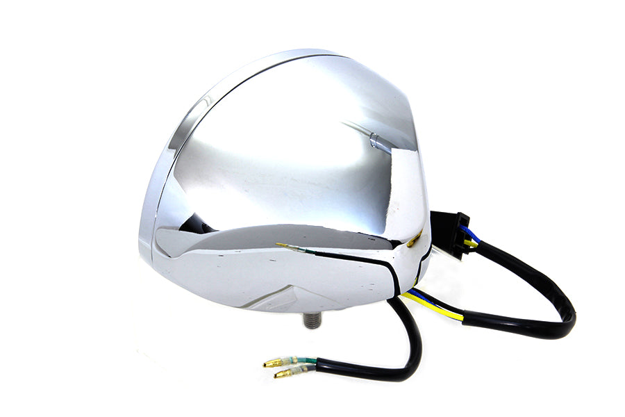 Wyatt Gatling 83091 Chrome Oval Style Headlamp