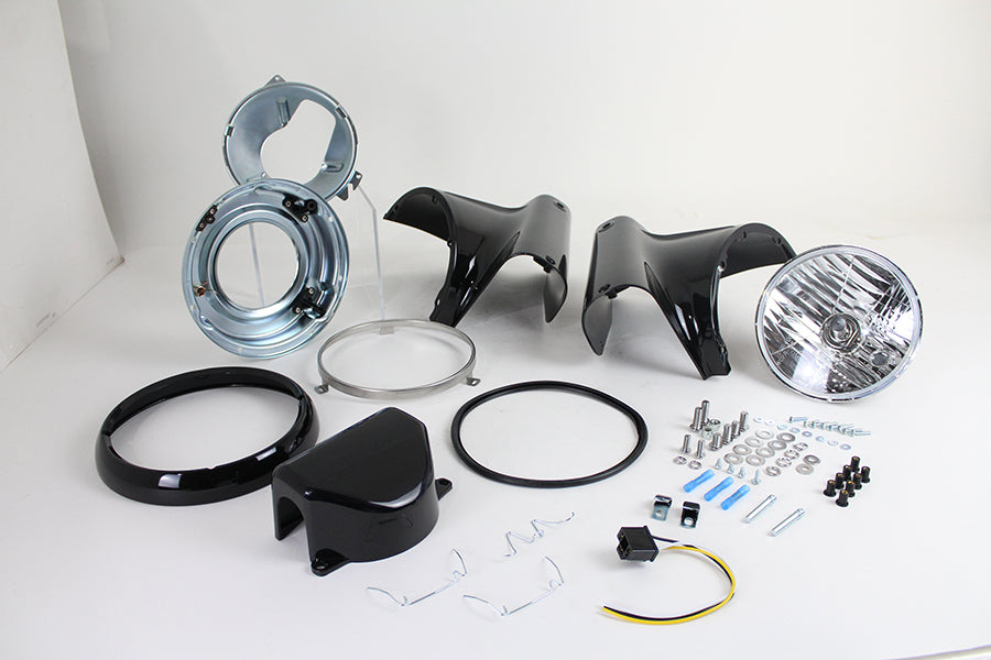 Wyatt Gatling L20-0629GBKD Black Headlamp Cowl Kit