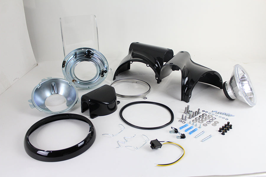Wyatt Gatling L20-0629GBKD Black Headlamp Cowl Kit