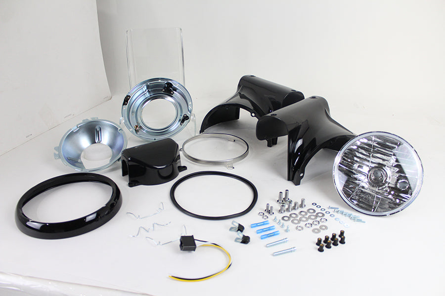 Wyatt Gatling L20-0629GBKD Black Headlamp Cowl Kit