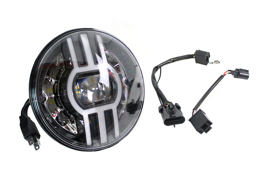 Cyron Lighting 7-inch Beast 2 integrated headlamp in black, model ABIG7B2-B