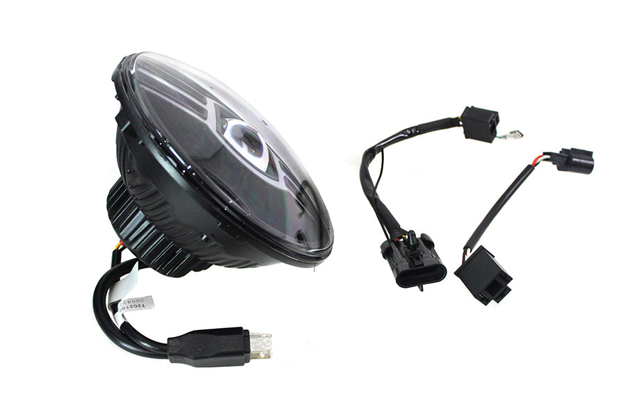 Cyron Lighting 7-inch Beast 2 integrated headlamp in black, model ABIG7B2-B