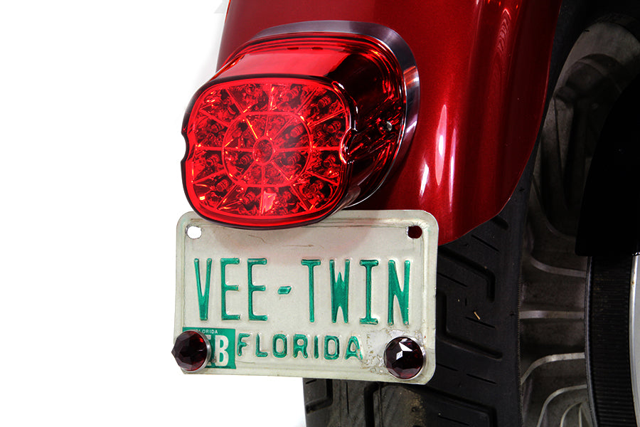 Wyatt Gatling 33-1604 Lay Down Tail Lamp Assembly Red LED
